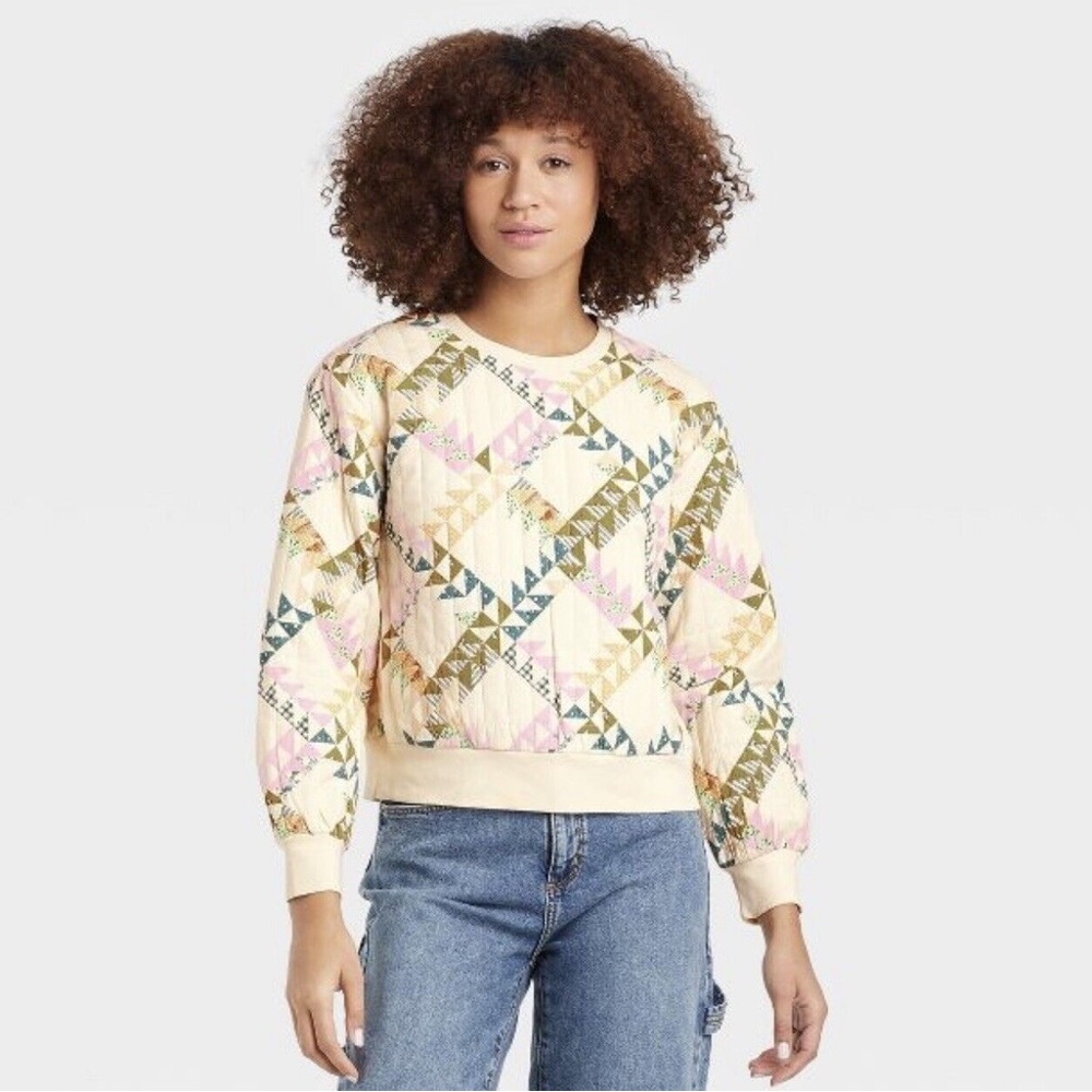 Universal Threads Quilted sweatshirt Large
